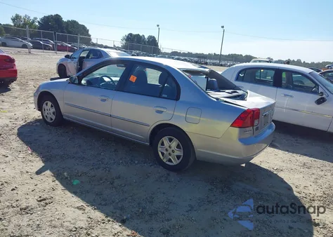 2003 Honda Civic Lx from USA, damaged, VIN 1HGES15553L027189